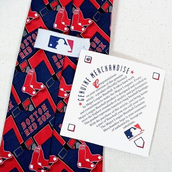 New England Patriots & Boston Red Sox Neck Tie NEW Lot of 2 - MLB NFL - Picture 7 of 9